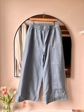 FRNCH PARIS | 100% cotton wide leg denim | size xl